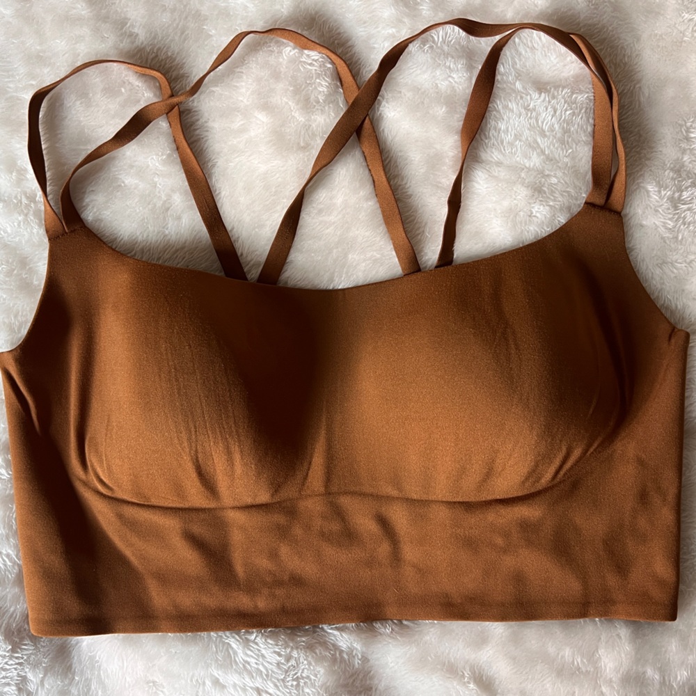 Aerie Brown Active Wear Set Top XL Bottom L long
